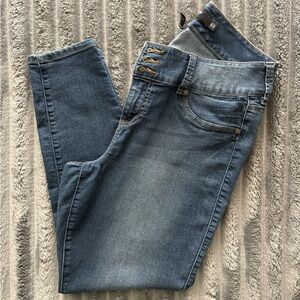Torrid Blue Denim Jeans with Button Accents